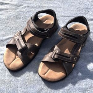 Sandals . Size: 11 . Velcro Strap Closure ........... Gently Used . Dockers